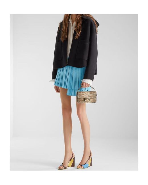 Fendi Metallic Baguette Mini