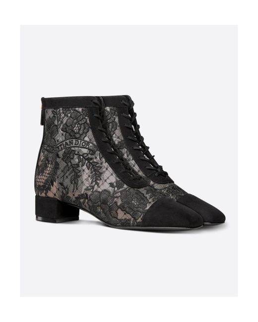 Dior Black Naughtily-D Ankle Boot