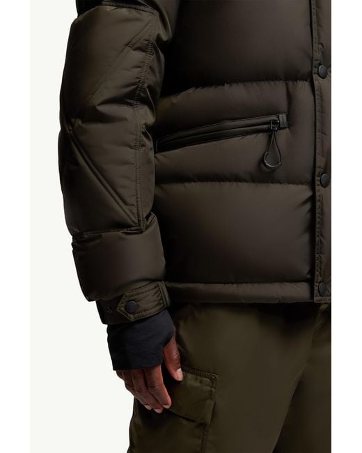 Moncler Green Grenoble Kasanka High Neck Jacket for men