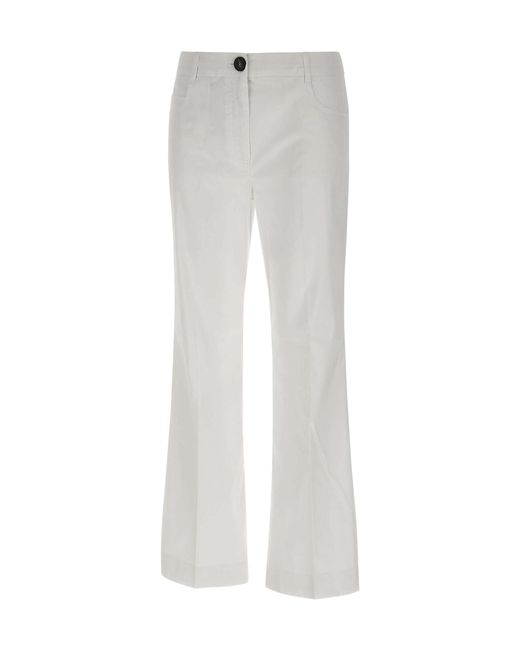 Marella Gray Belt Loops Slacks