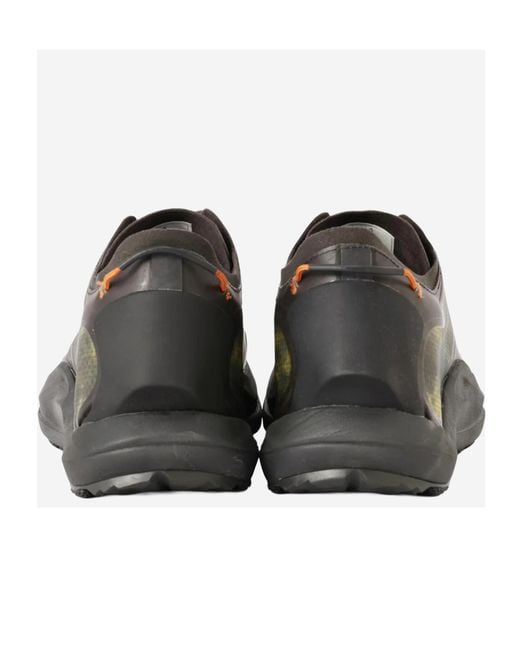 And Wander Black X Roa Printed Low-Top Sneakers for men