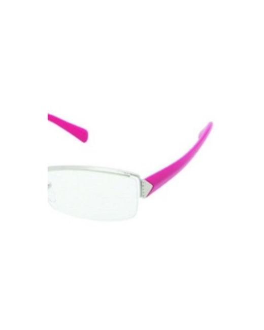 Prada Pink Logo Flat Mirror