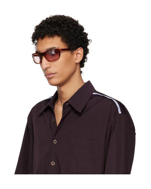 Our Legacy Pink Shelter Full-Rim Sunglasses for men