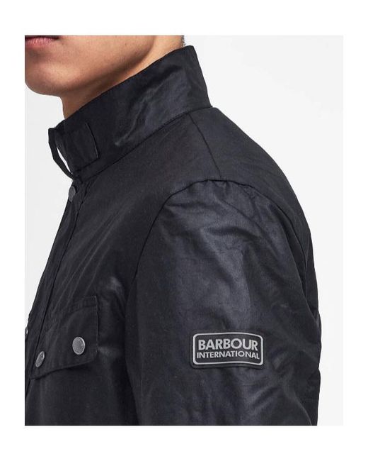 Barbour Black Tourer Duke Wax Jacket for men