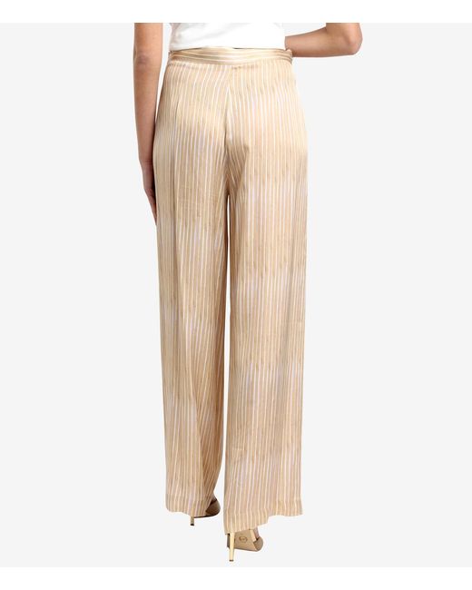 Ottod'Ame Natural Wide-Leg Casual Pants