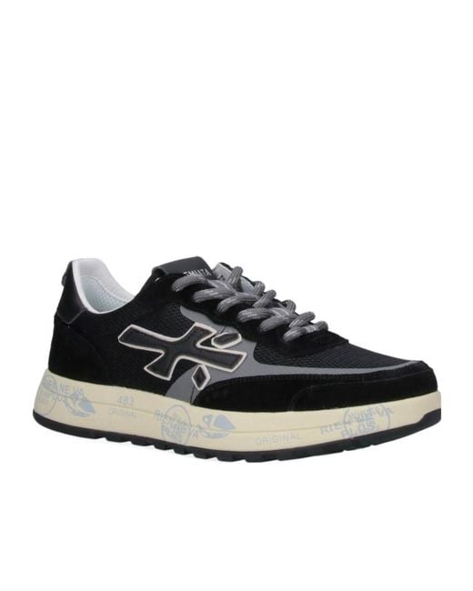 Premiata Black Nous Sneaker for men