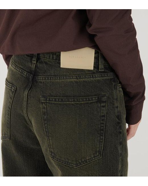 Our Legacy Gray Wide Cut Jeans