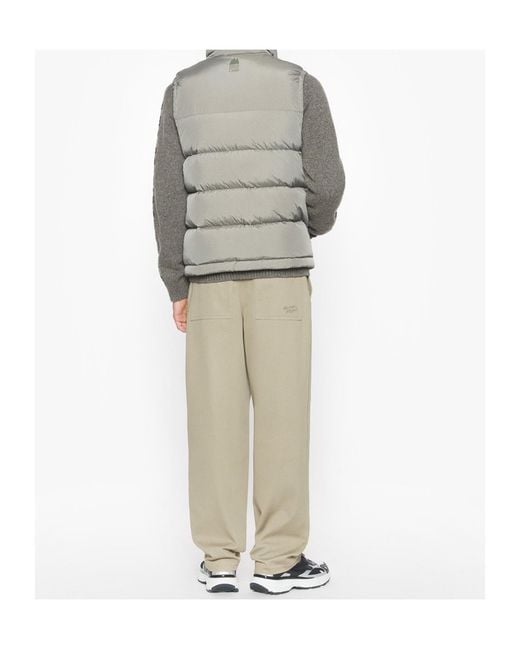 Maison Kitsuné Gray Puffer Gilet for men