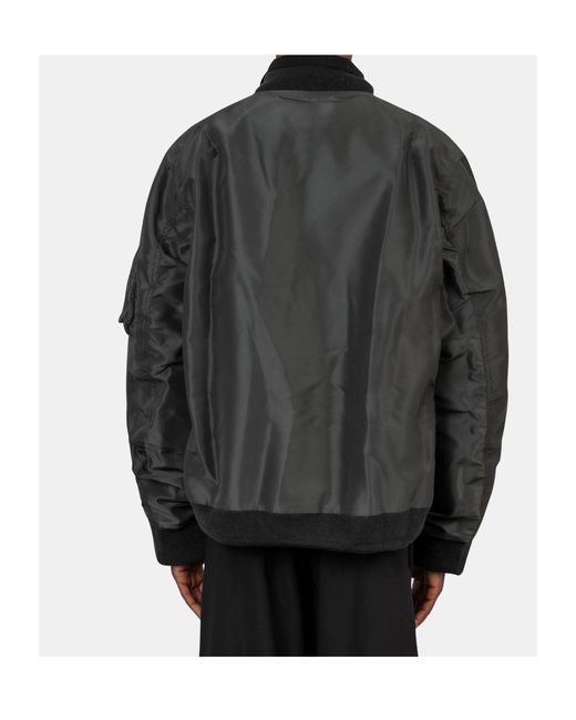 Sacai Black Reversible Work Jacket for men