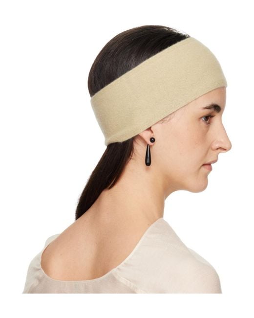 Totême Natural Knitted Cashmere Headband