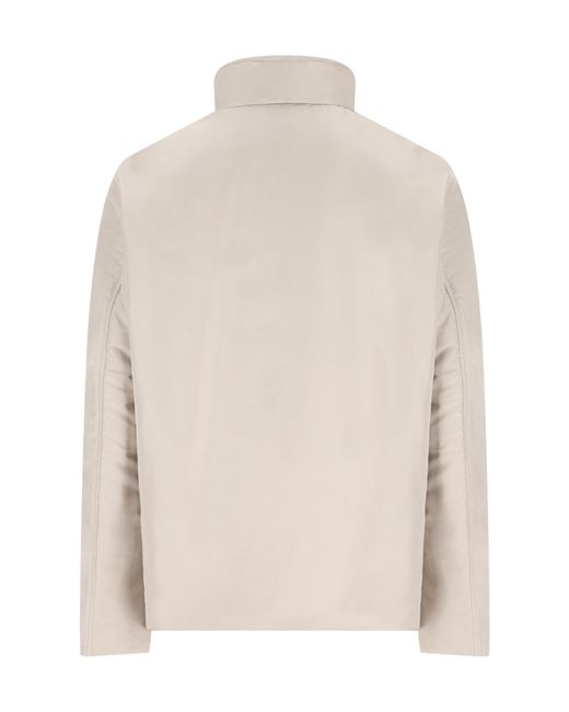 Herno Natural High Neck Reversible Jacket for men