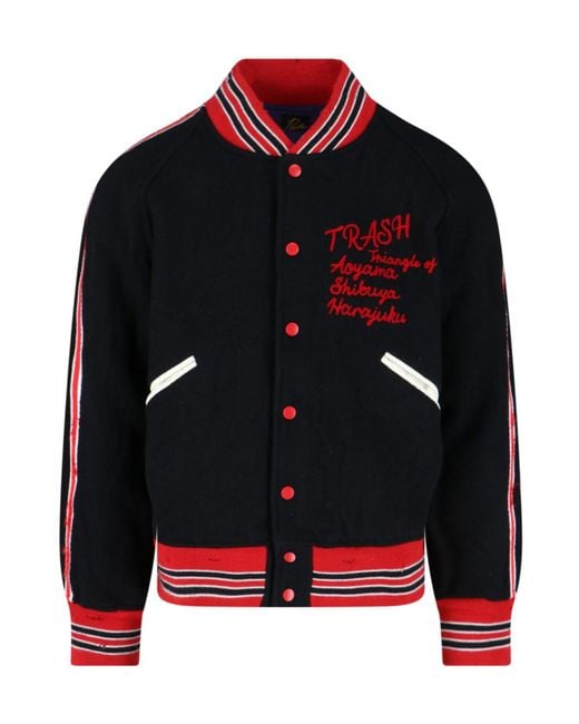 Needles Black Long-Sleeved Buttoned Jacket for men