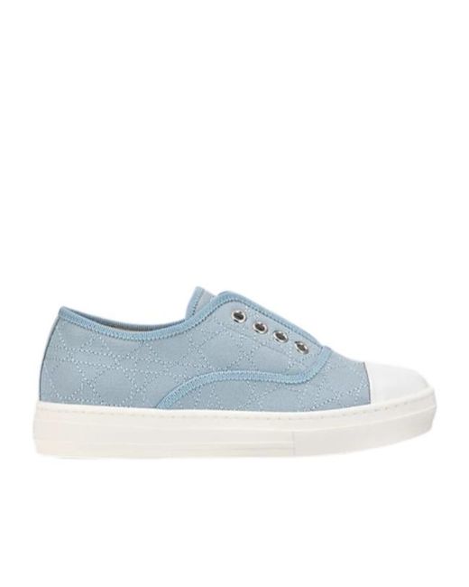 Dior Blue Round-Toe Casual Shoes