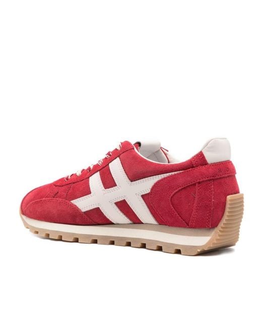 Hogan Red 86Er Lace-Up Sneakers