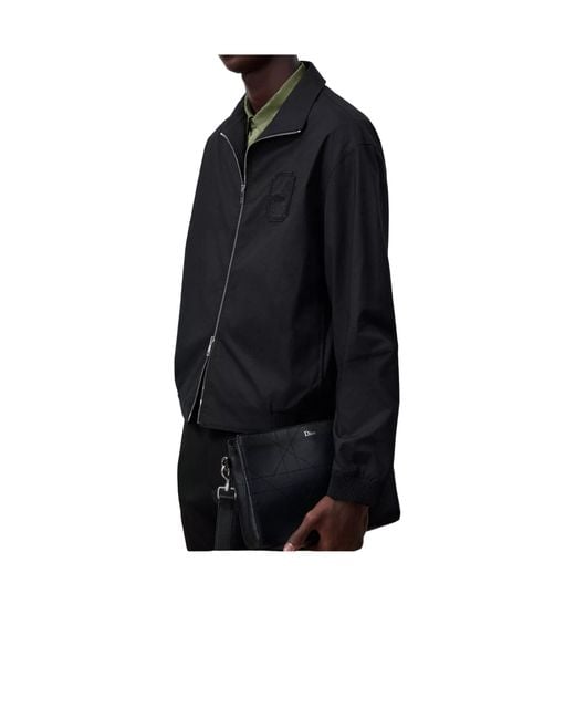 Dior Black A5 Triangle Pouch for men