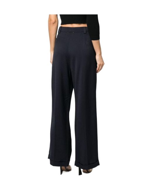 Forte_forte Black Wide-Leg Casual Trousers