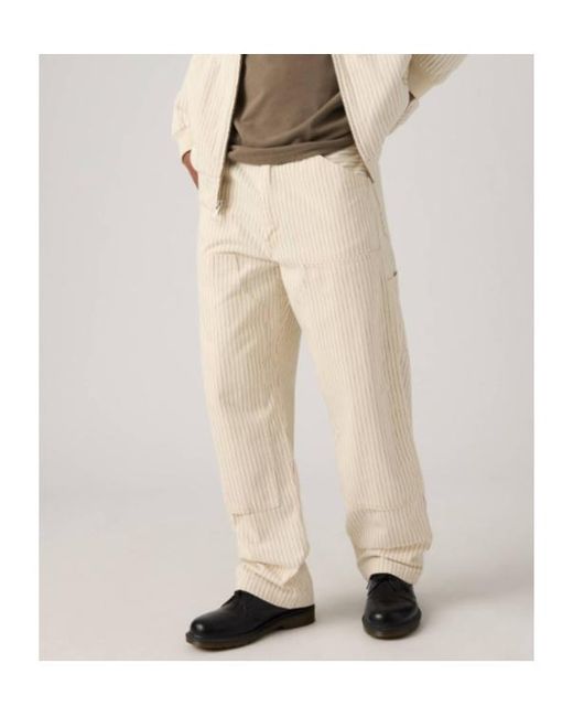 Levi's Natural 568 Loose Straight Double-Knee Carpenter Pants for men