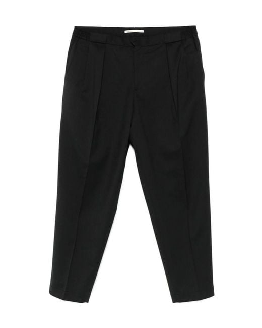 Briglia 1949 Black Straight-Leg Casual Trousers for men