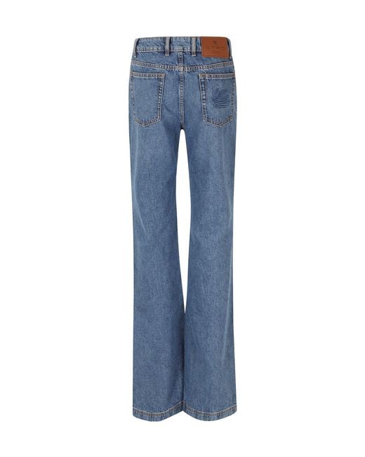 Etro Blue Flared Jeans