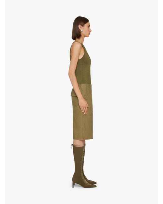 Givenchy Green Cargo Dress