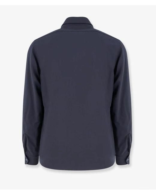 Aspesi Blue Overshirt for men