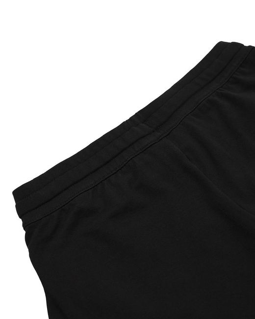 EA7 Black Logo Printed Sweatpants