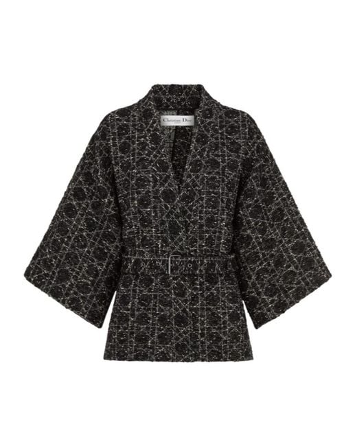 Dior Black Belted Palto Jacket