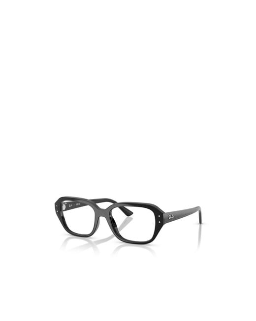 Ray-Ban White Full-Frame Plain Mirror for men
