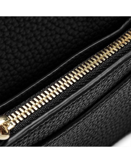 Ganni Black Flip Card Holder