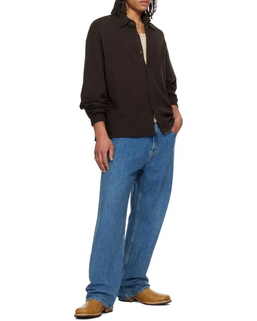 Our Legacy Brown Recovery Shirt for men