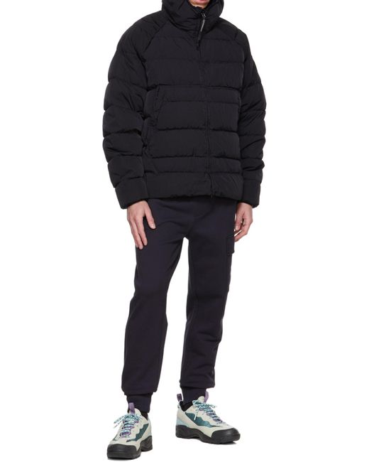 C P Company Blue Lens-Detail Cargo Sweatpants for men