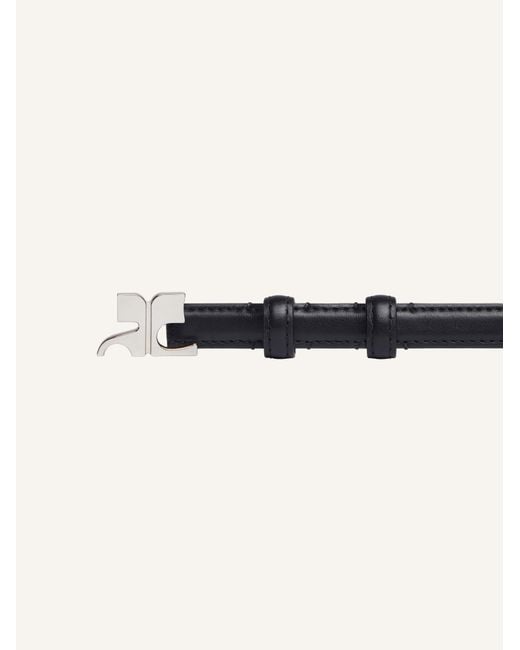 Courreges White Courrèges Logo Buckle Belt