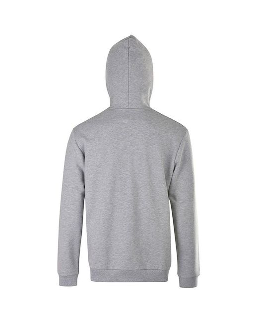 Moschino Gray Logo Details Long-Sleeved Sweater for men
