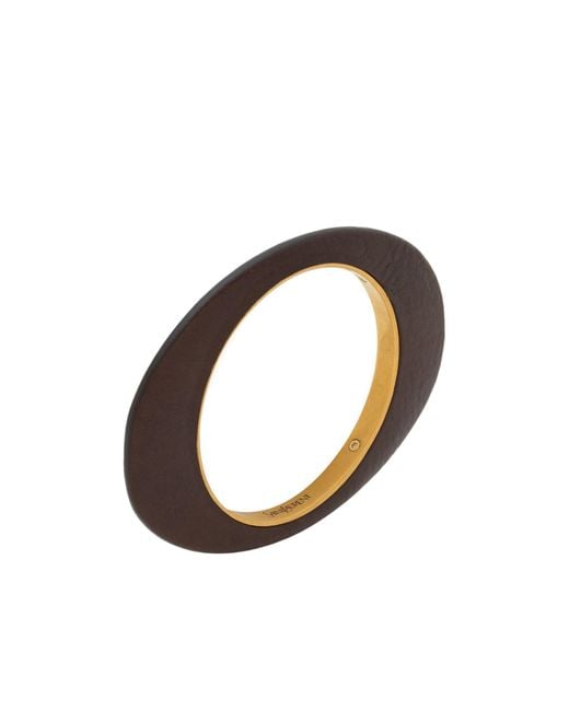 Saint Laurent Metallic Knife-Shaped Bracelet