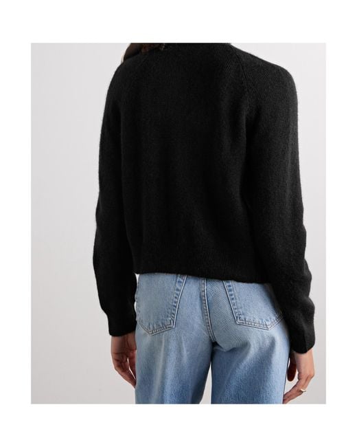 Doen Black Long-Sleeved Cardigan