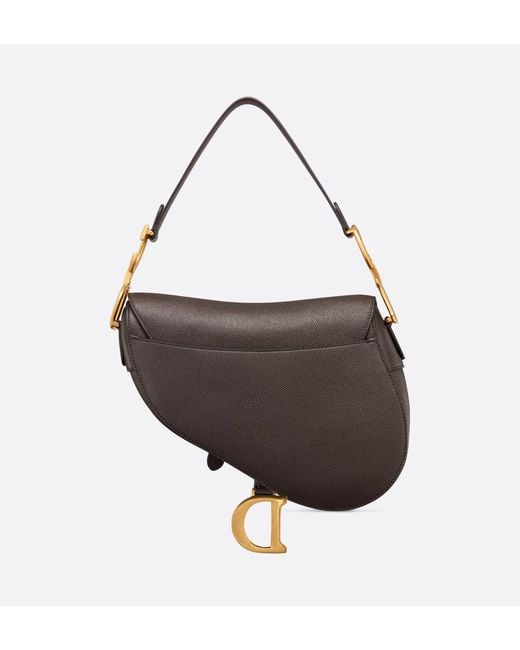 Dior Brown Saddle Bag With Strap