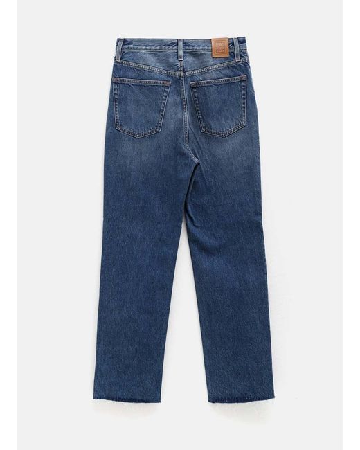 Totême Blue Totême Classic Straight-Leg Jeans
