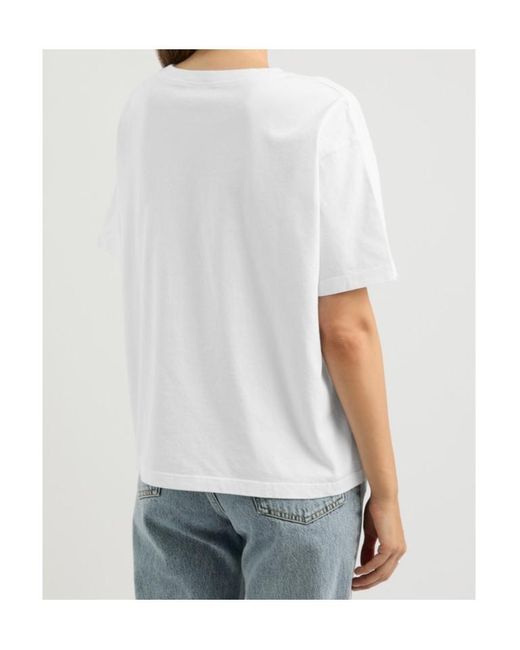 American Vintage White Short-Sleesleeved T-Shirt