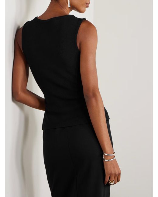 Staud Black Marisa Top
