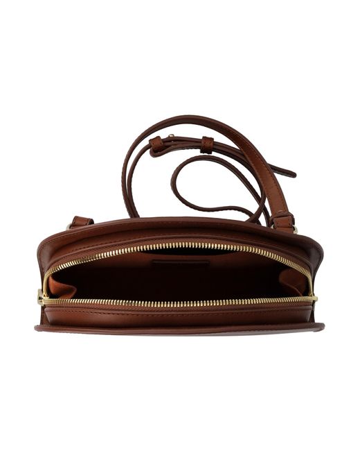 A.P.C. Red Demi Lune Clutch Bag
