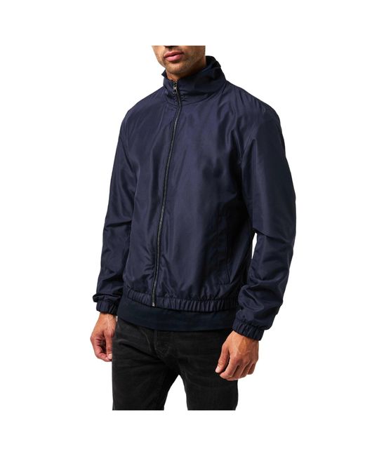 Boss Blue Minimalist Casual Jacket for men