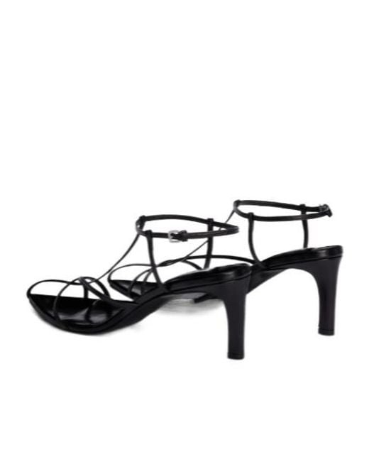 Jil Sander White Pointed-Toe Heeled Sandals
