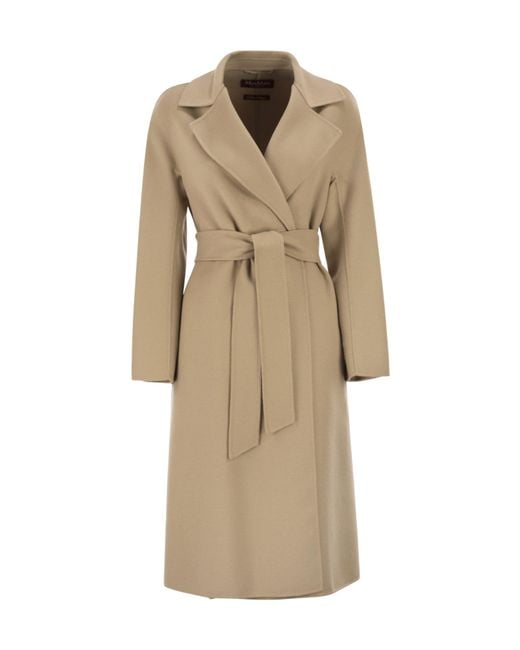 Max Mara Natural Studio Cles Belted Coat