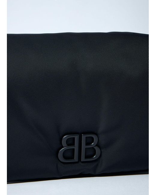 Balenciaga White Small Monaco Flap Shoulder Bag for men