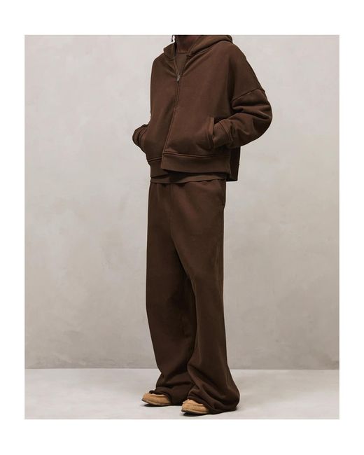 Entire studios Brown Zip-Fastening Hoodie