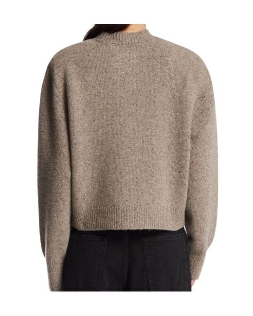 Rohe Gray Single-Breasted Sweater