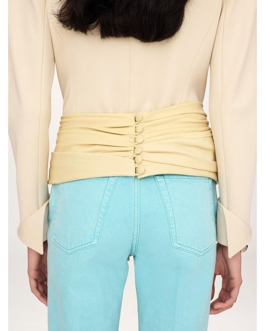 Chloé White Chloé Bow-Detailed Belt