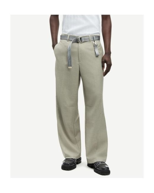 Samsøe & Samsøe Gray Sabruce Trousers for men