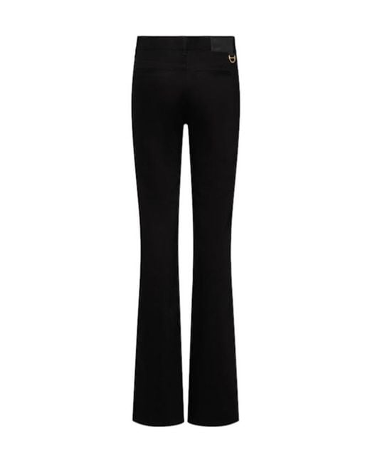 Chloé Black High Rise Straight Pants