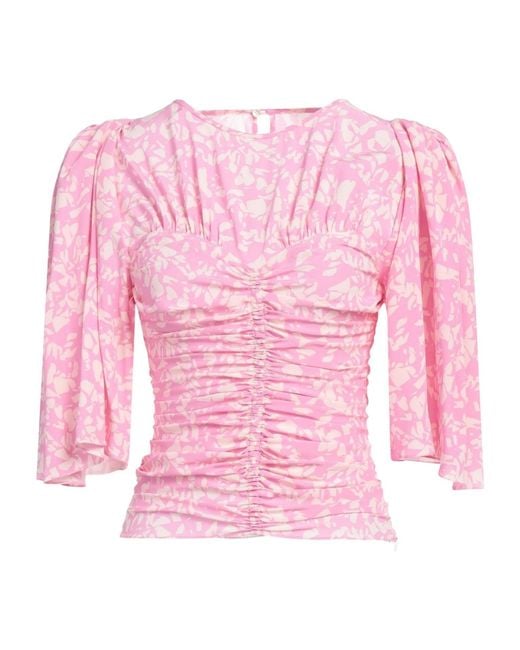 Isabel Marant Pink Two-Tone Top